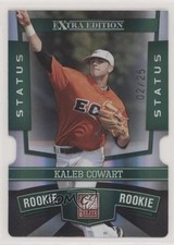 2010 Donruss Elite Extra Edition Status Emerald Die-Cut 2/25 Kaleb Cowart 1x9