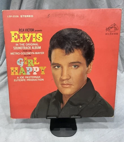 Vintage Elvis Vinyl LP: “Girl Happy” Soundtrack ~ 1965 ~ RCA Victor {LSP-3338}
