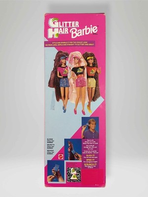 D3 1993 Vintage Glitter Hair Barbie by Mattel 10968 for sale