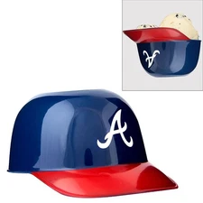Atlanta Braves MLB Baseball 8oz Ice Cream Sundae Helmet Snack Bowl Cup NEW