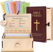 Bible Verse Box Set, Christian Gifts for Women Men, Read Me A5, Multicolor