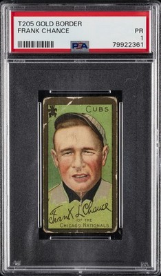 1911 T205 - Frank Chance Red Back for sale online | eBay