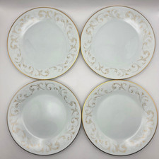 Vintage Noritake Duetto 6610 Set of 4 Salad Plates 8.25" Japan