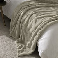 Paoletti Empress Soft Faux Fur Throw | Various Colours & Sizes