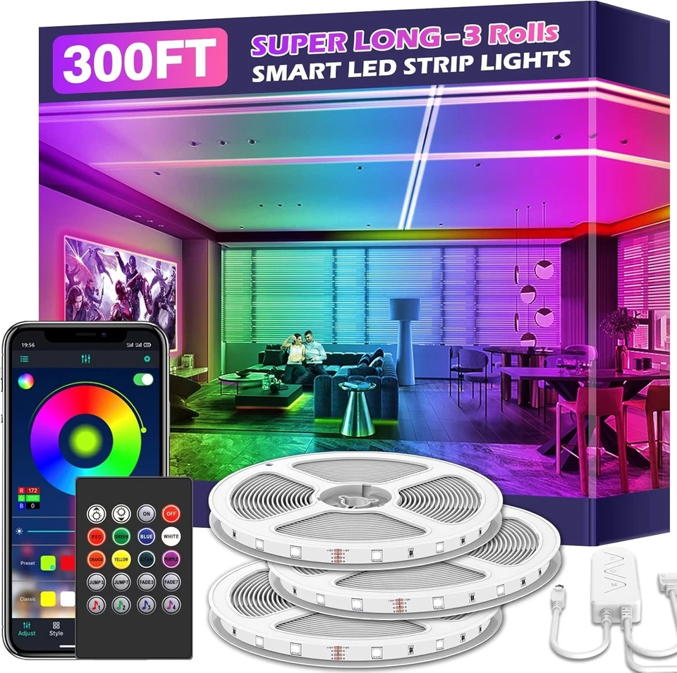 Color Changing Music Sync LED Lights - Image 3 of 4