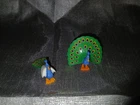 Playmobil lot animals vintage city zoo princesses 1900 era castles zoo peacock