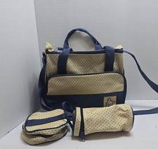 Baby Diaper Bag For Mom Baby Bottle Holder Mother Mummy Stroller Maternity 3 Pcs