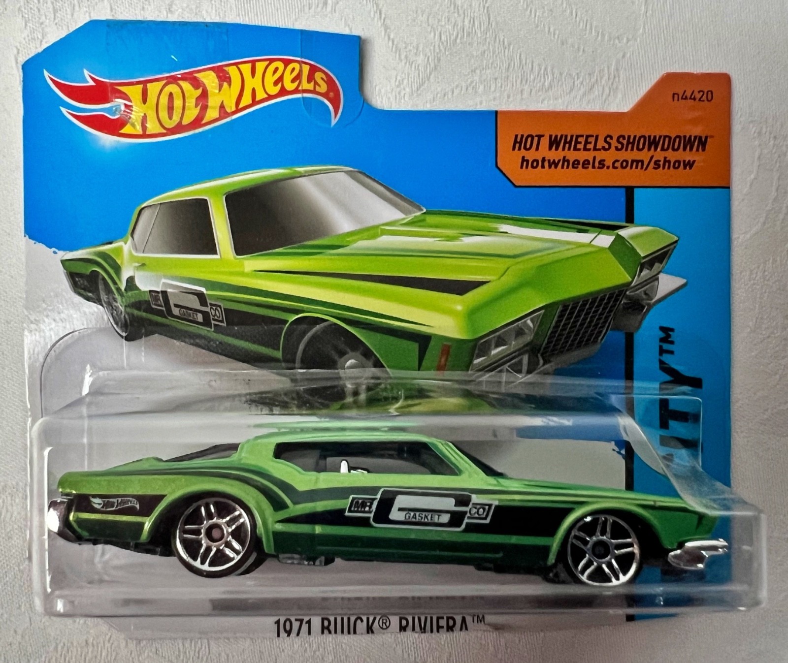 Hot Wheels 1971 Buick Rivera Green, HW City 2015, Neu - ungeöffnete Verpackung