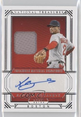 2019 Panini National Treasures 2/25 Xander Bogaerts #TMS-XB Auto 0tw4