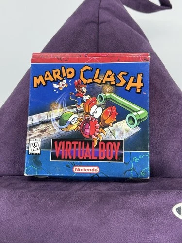 Mario Clash (Nintendo Virtual Boy) Complete in Box Tested And Working See Photos