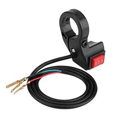 Motorcycle Handlebar Switch Shift, 3 Speed Throttle Electric Scooter Module