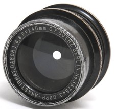 Goerz Berlin double Anastigmat Dagor 6.8/240 mm lens