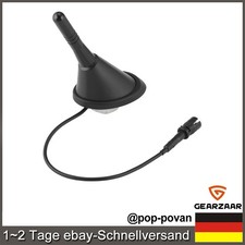 Auto KFZ Kurz Stab Dach Antenne + Raku 2 Sockel AM/FM für Hyundai, Kia 5,8cm