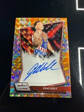 2023 Topps Chrome WWE Chad Gable Orange Mojo Refractor