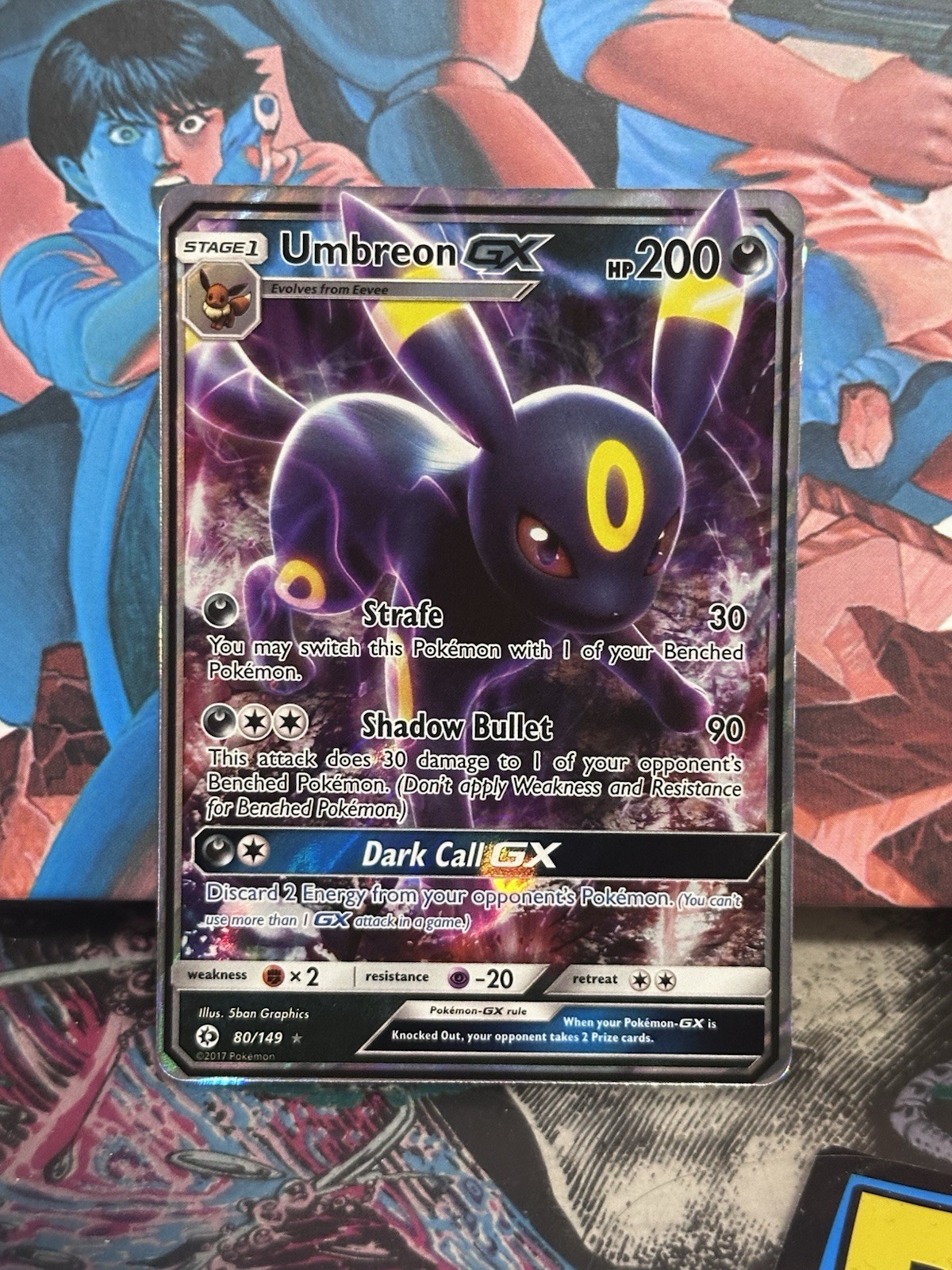 Umbreon GX 80/149 Pokemon Sun/Moon Base Set Ultra Rare