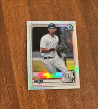 Riley Greene 2020 Bowman Chrome Draft Refractor BD-180 Detroit Tigers