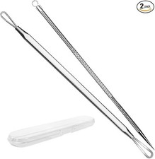 Stainless Steel Blackhead Remover Pimple Extractor 2Pcs
