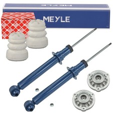 2x MEYLE Stoßdämpfer + Anschlagpuffer + Domlager für BMW 5er F10 LIMO hinten