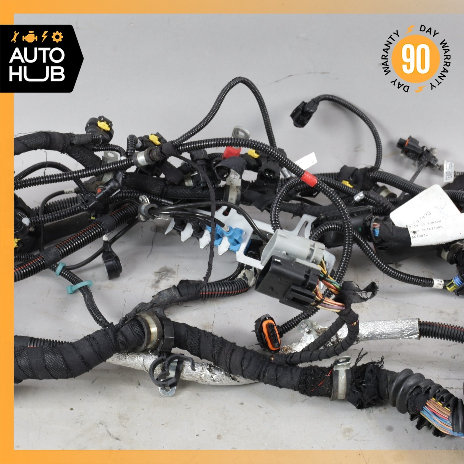08-19 Maserati GranTurismo M145 4.2L V8 Engine Motor Wiring Wire Harness OEM
