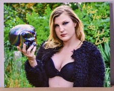 Leva Bates - Blue Pants - Signed Autographed 8x10 Photo - WWE AEW Wrestling