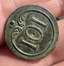 ANCIEN BOUTON MILITAIRE GM GUERRE NAPOLEON BONAPARTE ARMÉE IMPERIALE RARE 1812