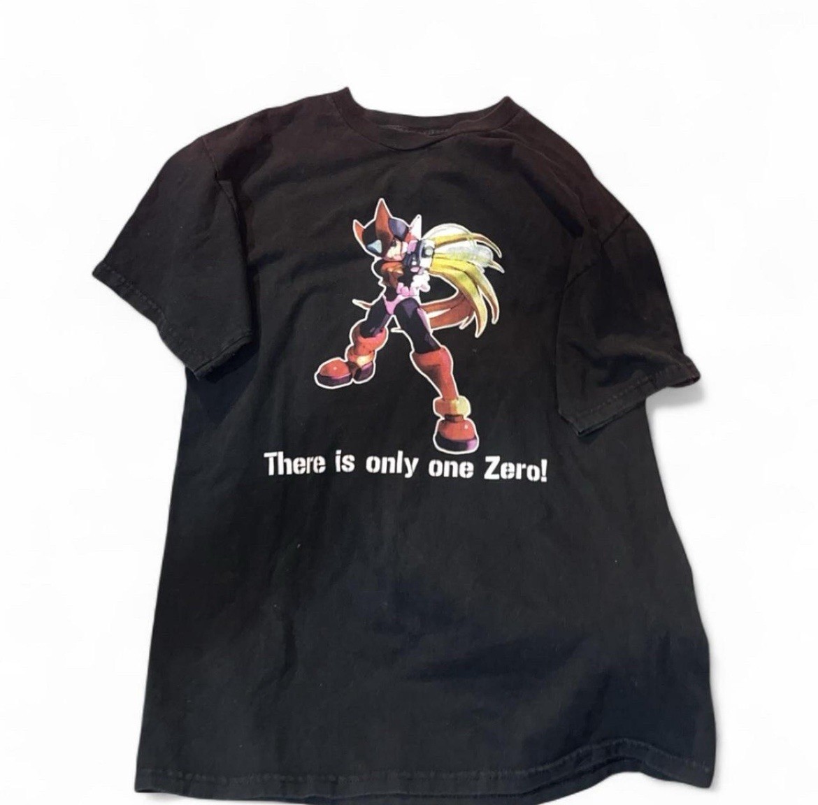 Anime Graphic Tee | Black | Size Medium | Y2K Otaku Streetwear
