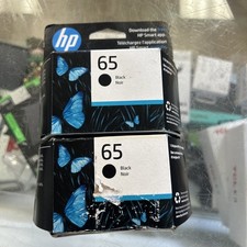 HP 65 Black Ink Cartridge 2 pack NEW GENUINE Exp 2026