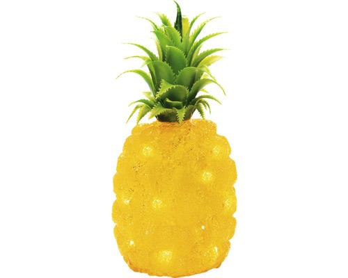 Led Leuchtfigur Konstsmide Acryl Ananas H 26 Cm 16 Leds Lichtfarbe Warmweiß-image