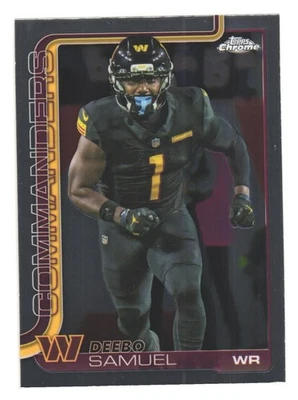 2025 Topps Chrome NFL Football Washington Commanders Deebo Samuel - Bild 1 von 2