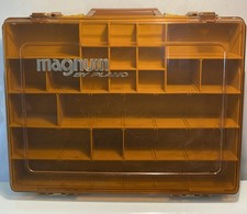 VTG Plano Magnum Tackle Box With Fishing Crafts Accessories 11x15 double sided