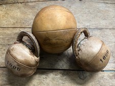 Antique Old Vintage Weights Medical Ball