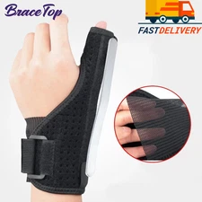 Sport Thumb Wrist Support Brace Carpal Tunnel Sprain Splint Arthritis Left Right