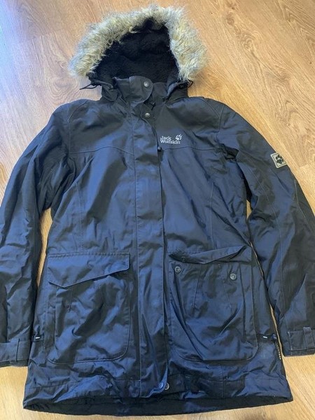 Men Jack Wolfskin Jacket Black 46