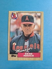 Gene Mauch 1987 Topps Baseball Card # 518 J8967