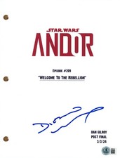 Diego Luna "Andor" Signed Autograph Full Episode 209 Script Star Wars BAS COA