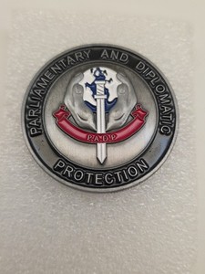 Metropolitan Police Royalty & Specialist Operations Protection Challenge Coin