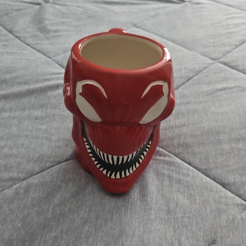 Marvel Carnage Figural Ceramic Mug 16 fl oz Red/Black/White w/ Handle