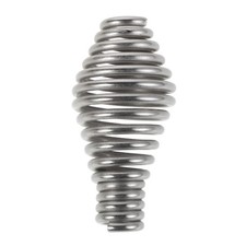 Ergonomic Stainless Steel Spring Handle for Wood Stove Fireplace Door