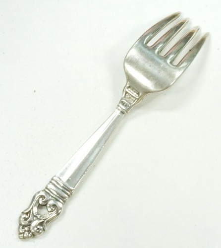 International Sterling Silver .925 Royal Danish Baby Fork 4-1/4'' No Mono - Picture 2 of 3