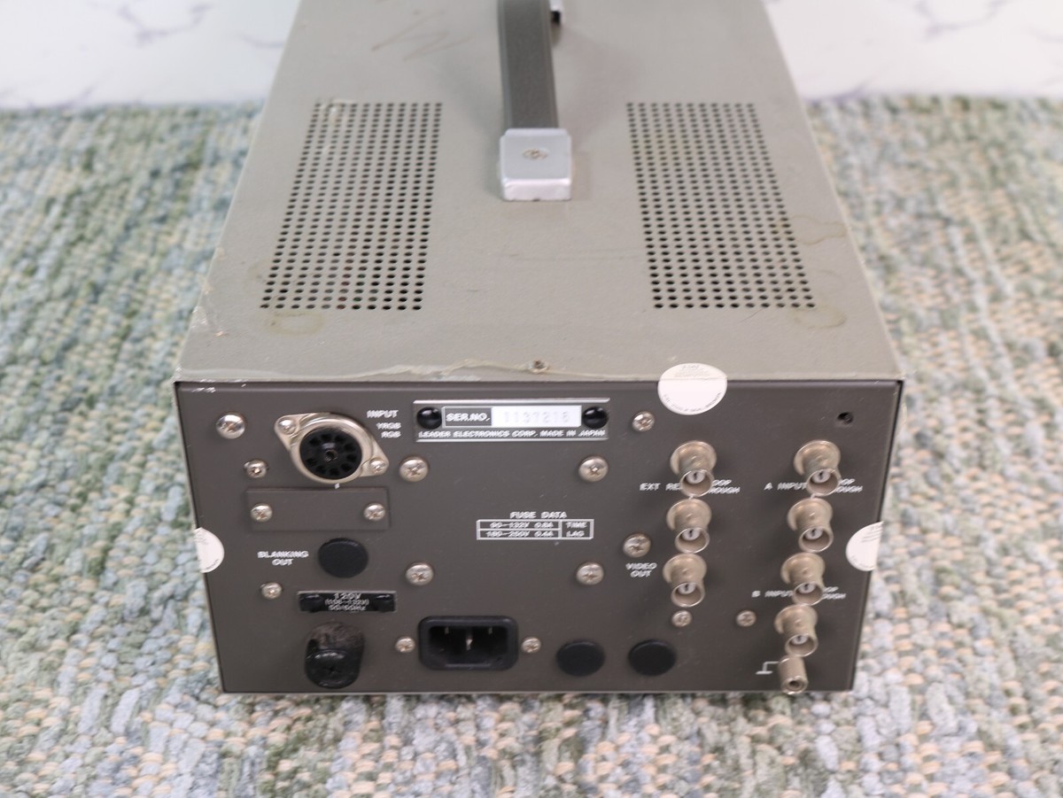 Vintage Leader 5860C Waveform Monitor 525Lines Only Power Tested