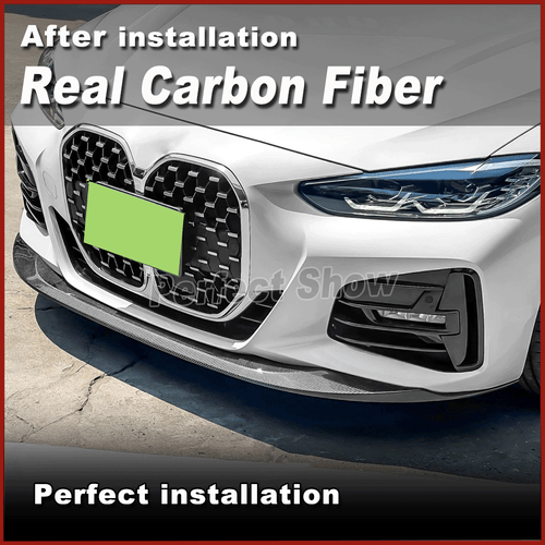 Alerón de parachoques delantero de carbono para BMW G22 G23 G26 M-Sport M440i - Imagen 4 de 12