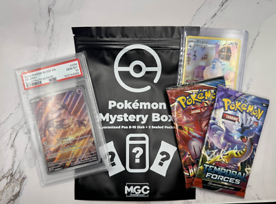 Pokemon Mystery Box PSA Guaranteed HIGH Graded Card, 2 Packs, + Bonus Chance | eBay Pokemon Mystery Box PSA Guaranteed HIGH Graded Card, 2 Packs, + Bonus Chance | eBay