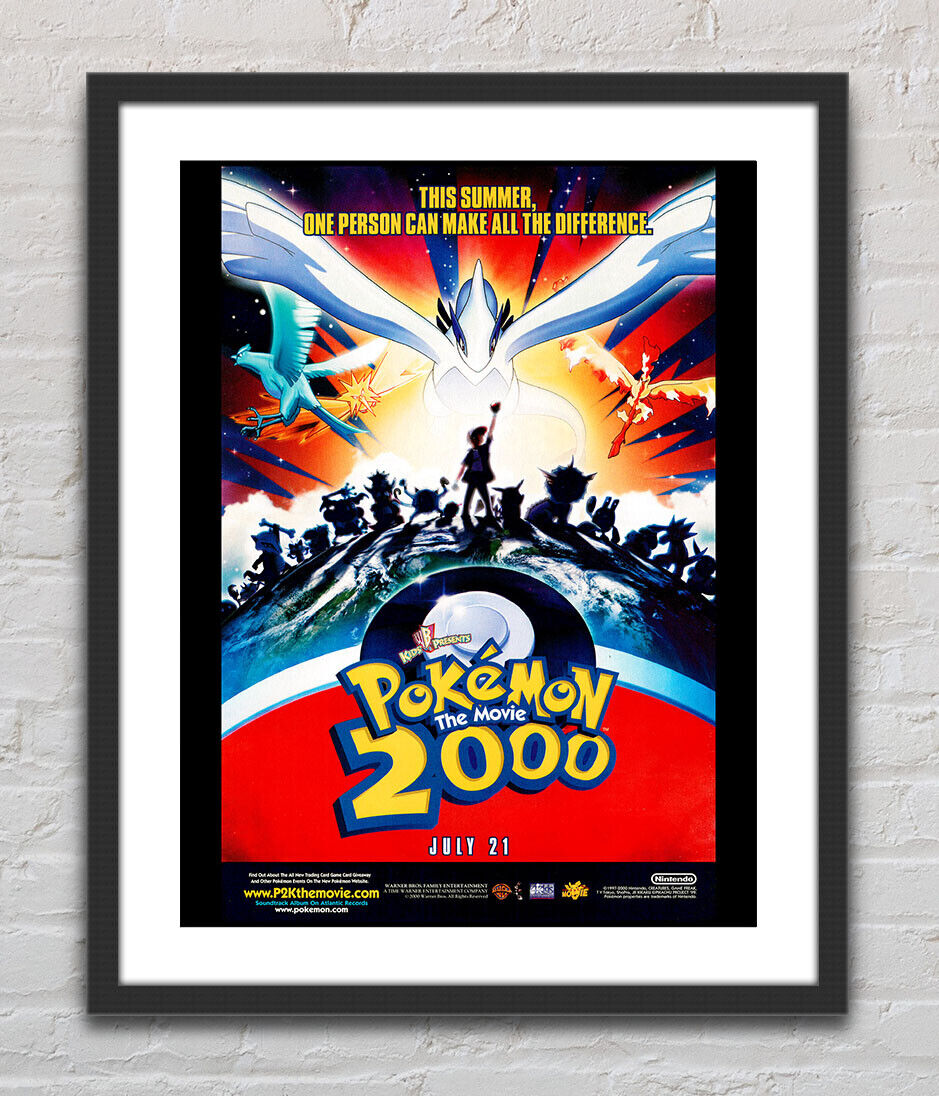 Pokemon The Movie 2000 Nintendo Glossy Promo Ad Poster Pokemon The Movie 2000 Nintendo Glossy Promo Ad Poster