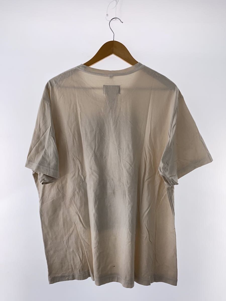 DOUBLET T-SHIRT 24SS ANDROID PRINT L COTTON Cream 24SS29CS310 Used 