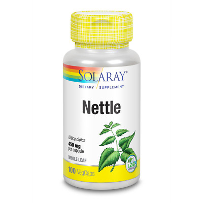 Solaray Nettle Leaves Supplement, 450 mg | 100 Count