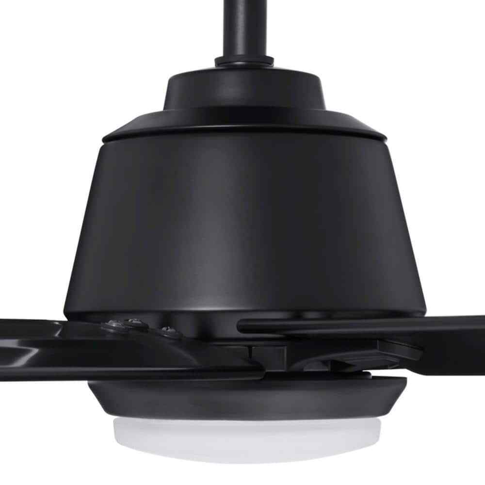 Home Decorators Kensgrove 72 in. LED Indoor/Outdoor Matte Black Ceiling