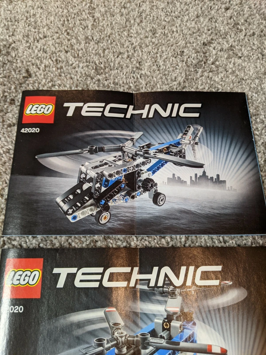 LEGO Technic 42020 Twin-rotor Helicopter Manual Instructions - 2 Books | eBay