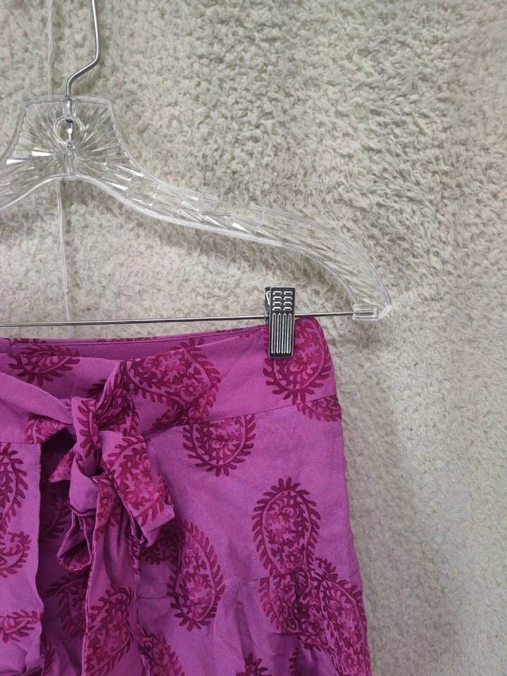 Falda para mujer Vix Paulahermanny extra pequeña púrpura cachemira 100 % rayón cubierta Foto 3 de 4