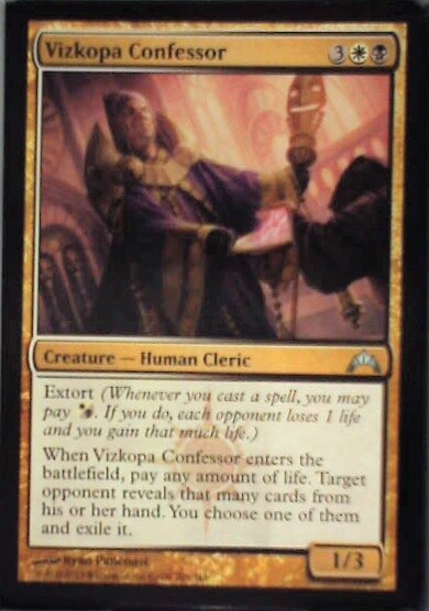 Vizkopa Confessor - Gatecrash: #205, Magic: The Gathering Nm R66