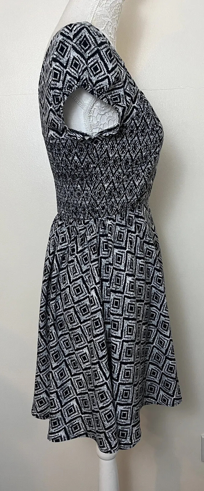 ✖️AEROPOSTALE Black Aztec Patterned Mini Dress U.… - image 11
